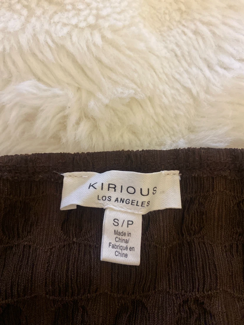 Kirious Los Angeles Brown Lace Babydoll Top - photo 3