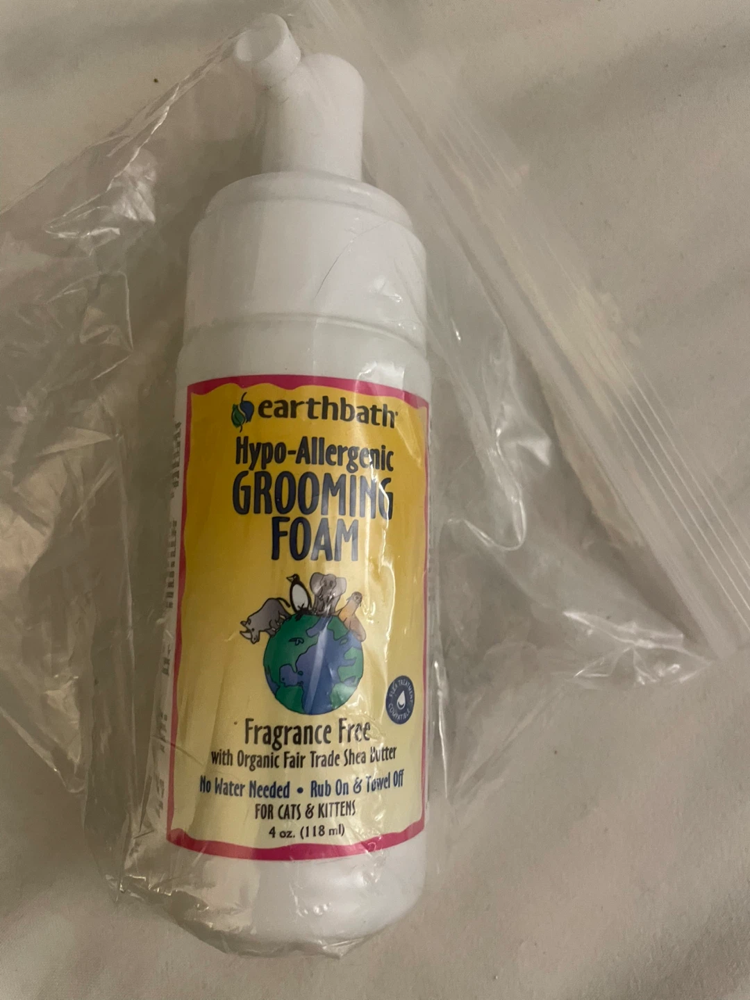 Earthbath Hypo-Allergenic Grooming Foam for Cats