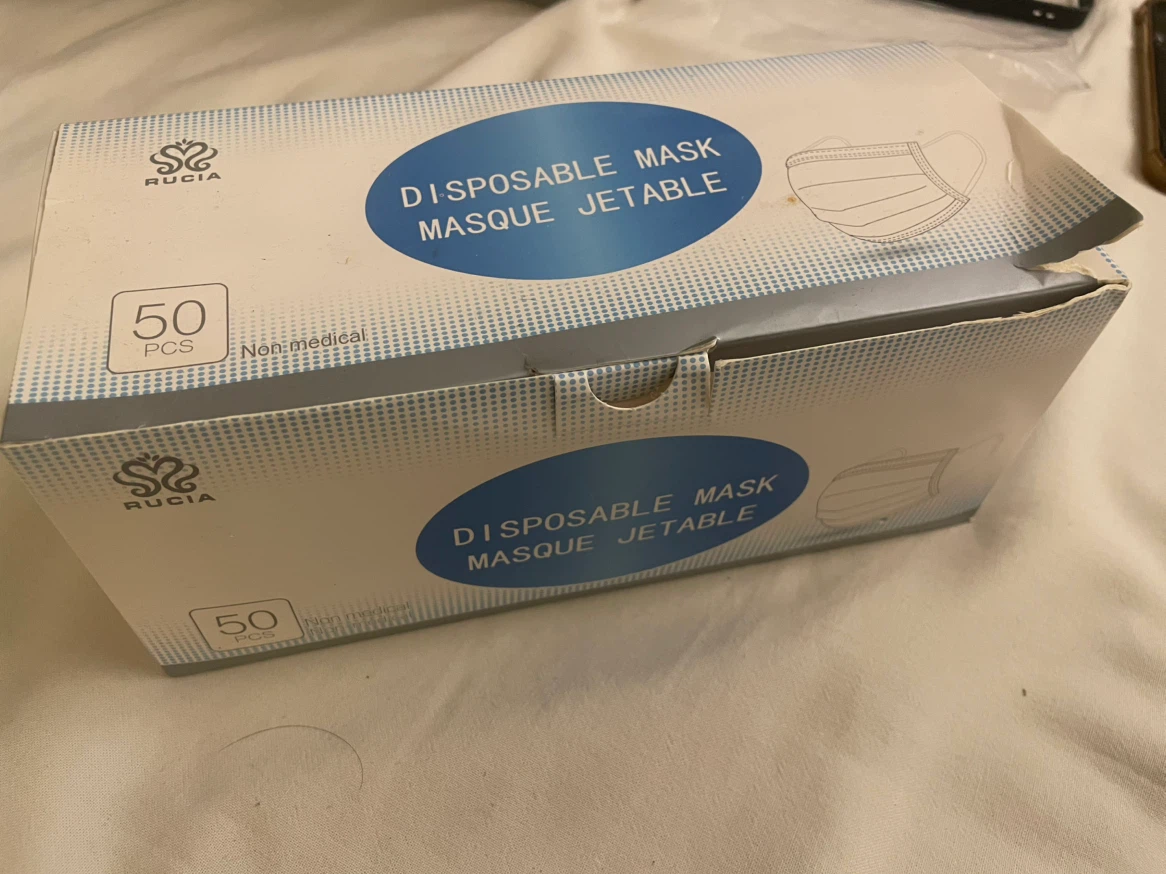 Rucia Disposable Non-Medical Masks 50 Pack