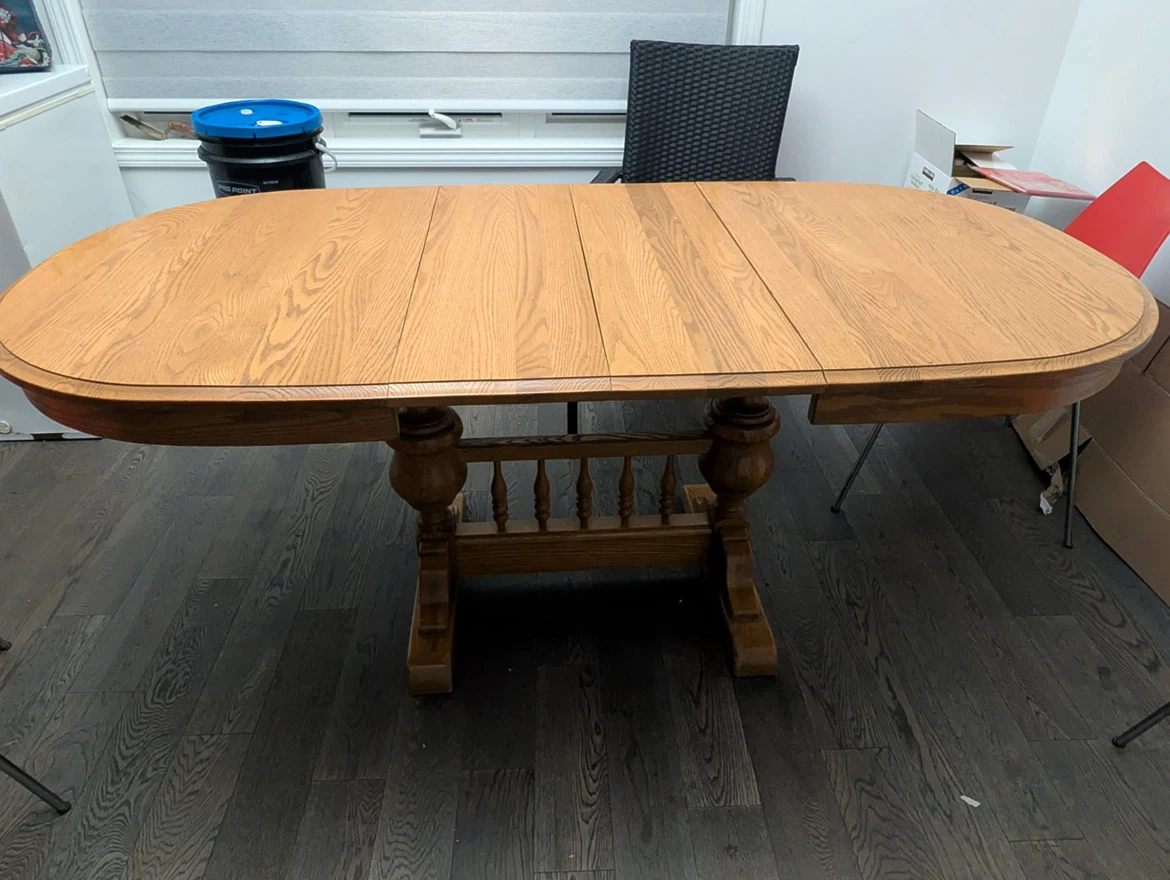 Extendable Oak Dining Table - photo 5