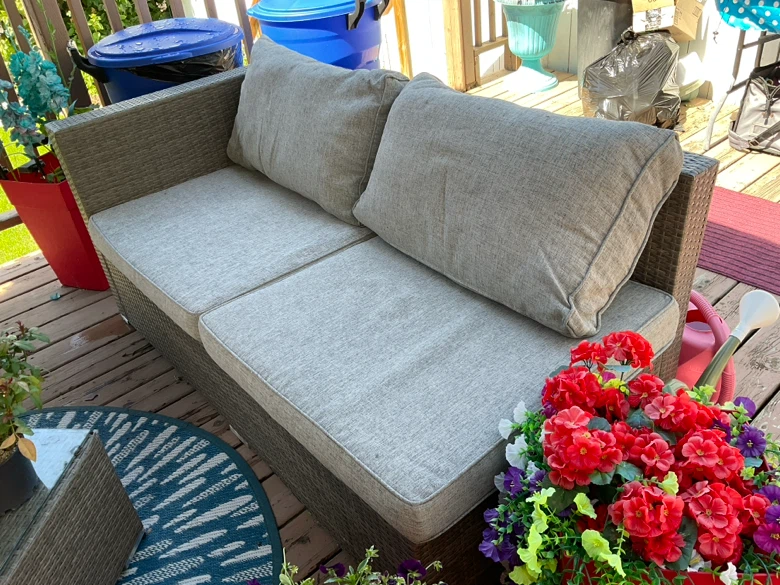 Wicker Outdoor Storage Box - photo 5