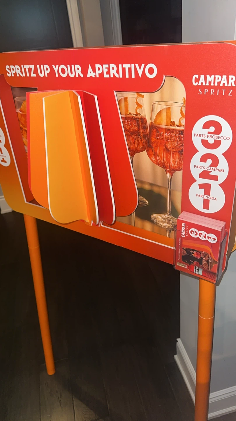 Aperol and Campari Spritz Display Stand - photo 3