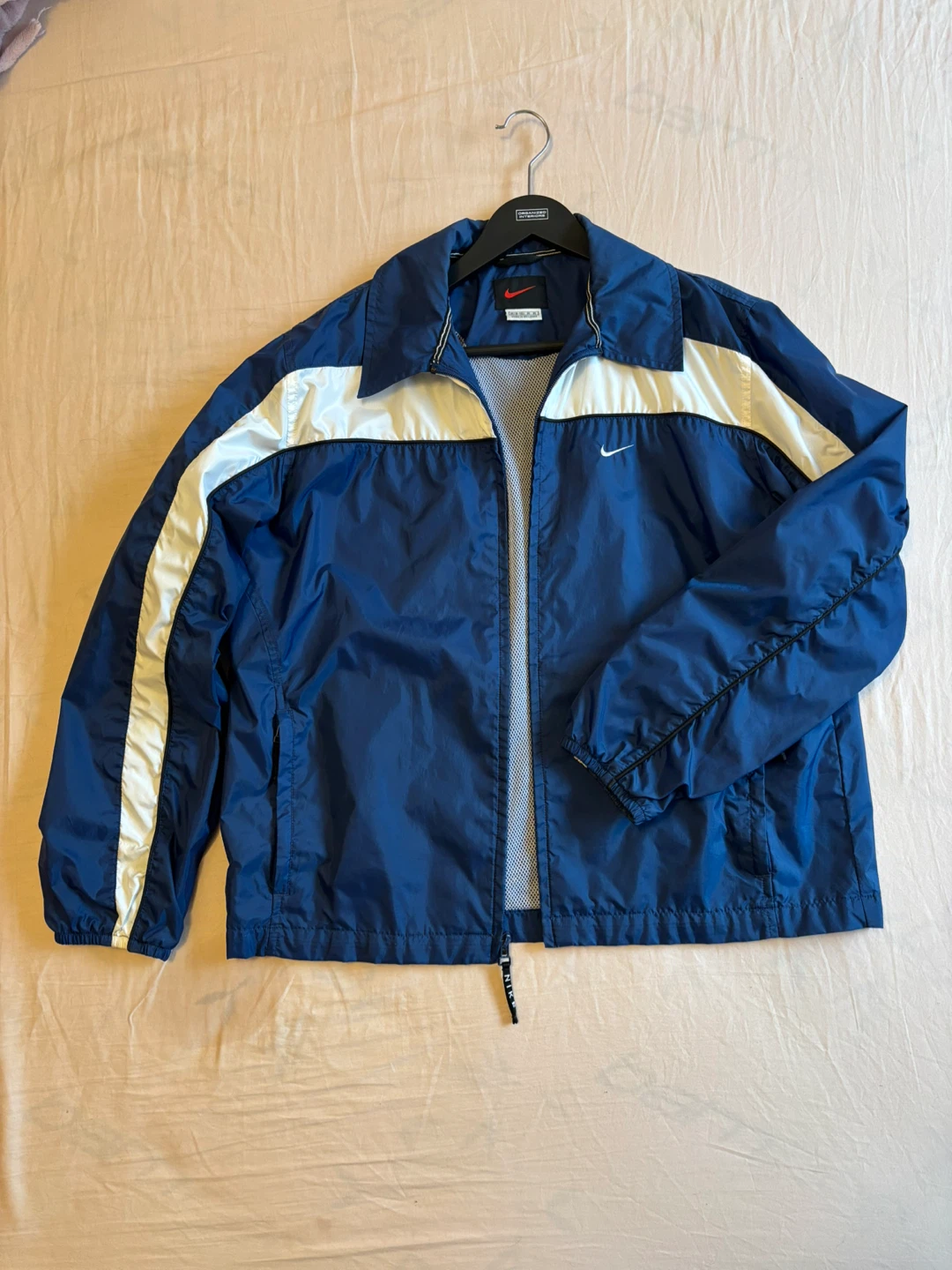Vintage Nike Oversized Blue Racer WindbreakerJacket  Size M