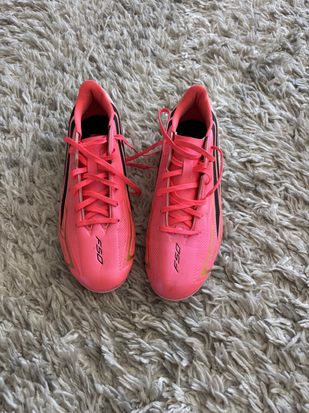 Adidas F50 Hyperfast League FG Soccer Cleats US Men’s 8 Like New - photo 2