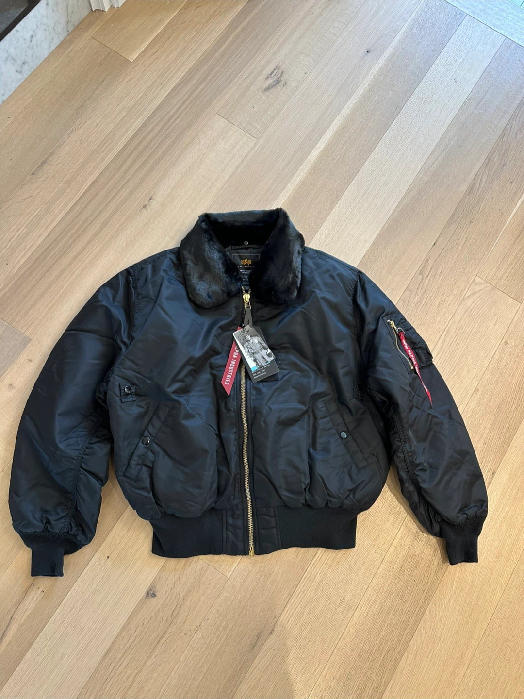 Alpha Industries MA-1 Bomber Jacket Men's XL Black - photo 3