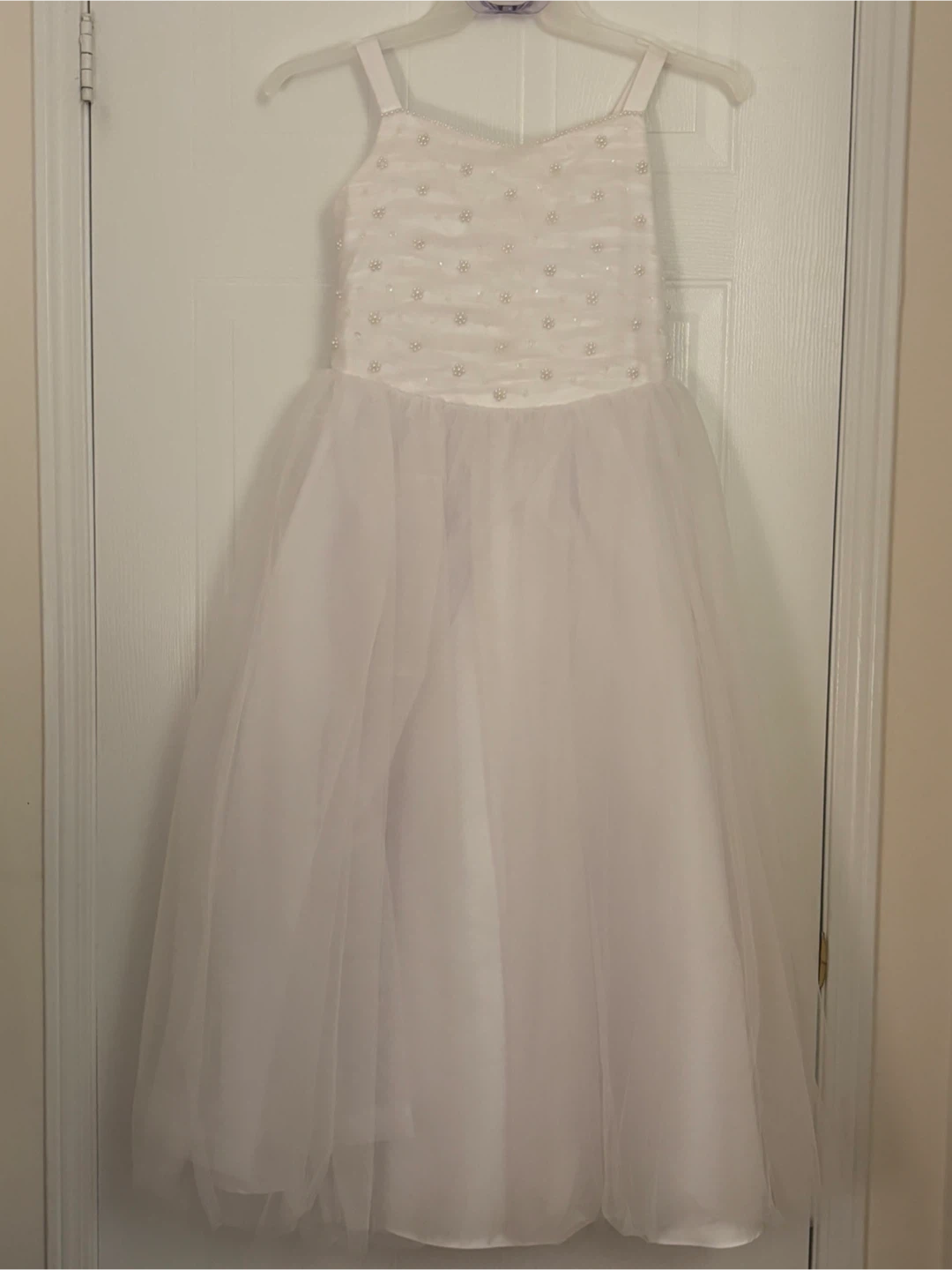 Fancy Kids White Dress Size 12