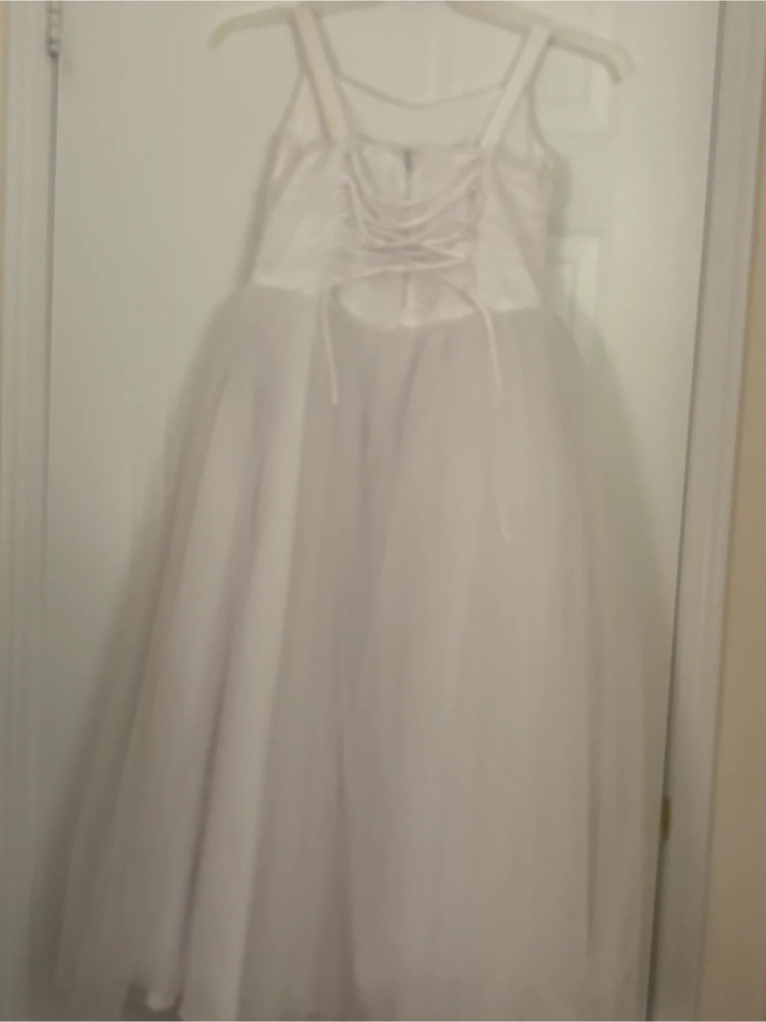 Fancy Kids White Dress Size 12 - photo 3