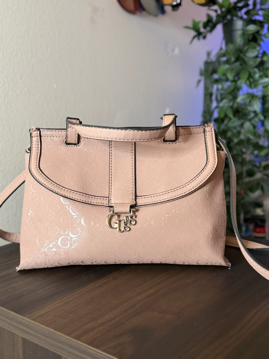 Guess Pink Logo Handbag - photo 4