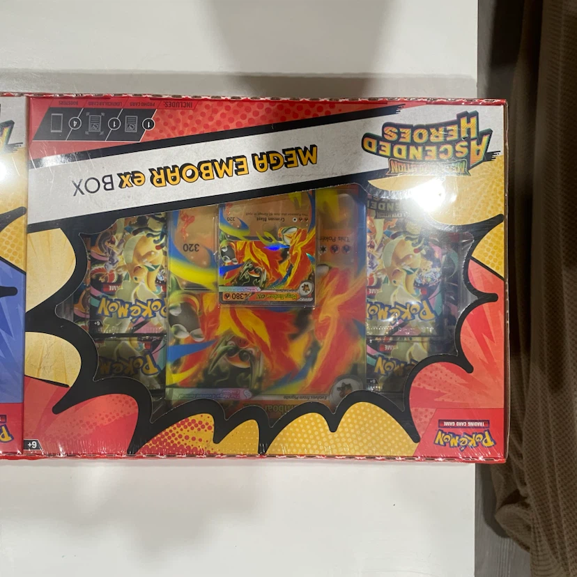 Pokemon Ascended Heroes Mega Feraligatr & Emboar ex Box Set - photo 2