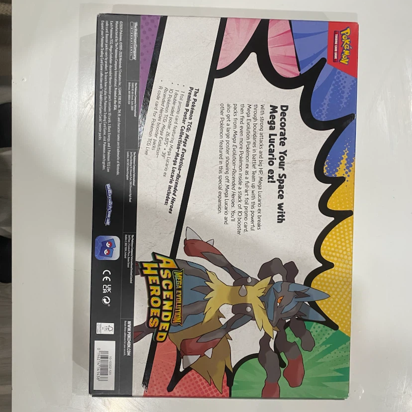 Pokemon TCG Mega Evolution Ascended Heroes Poster Collection - photo 2