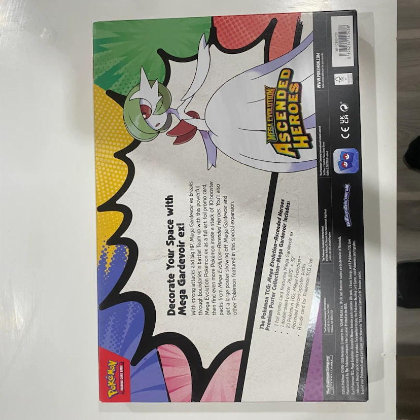 Pokemon TCG Mega Evolution Ascended Heroes Poster Collection - photo 4
