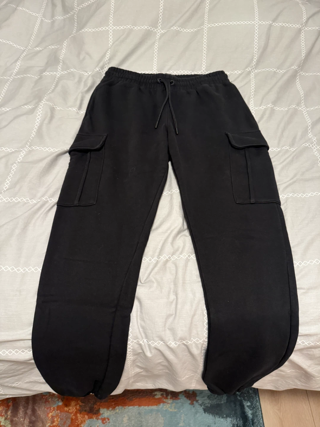 CSG Black Cargo Sweatpants