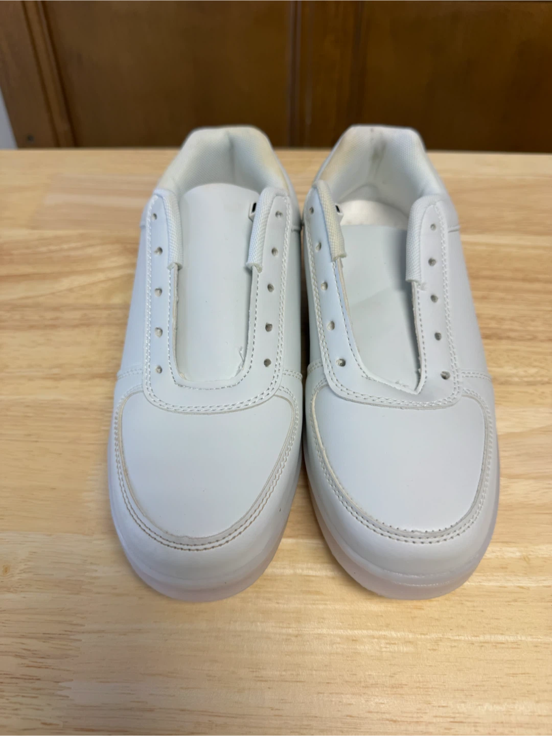 White Lights up Sneakers - photo 2