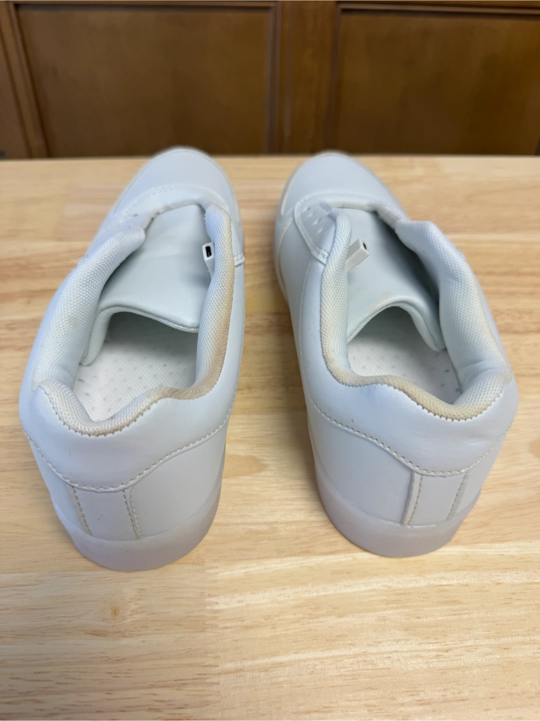 White Lights up Sneakers - photo 4