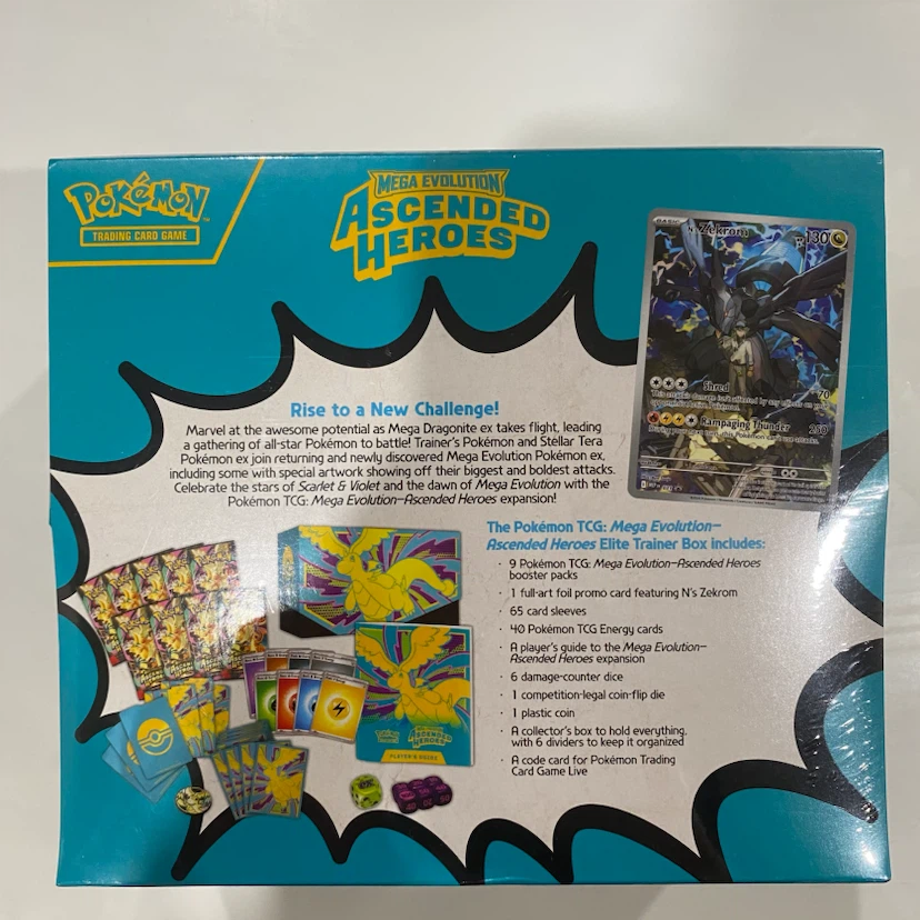 Pokemon TCG Mega Evolution Ascended Heroes Elite Trainer Box - photo 2