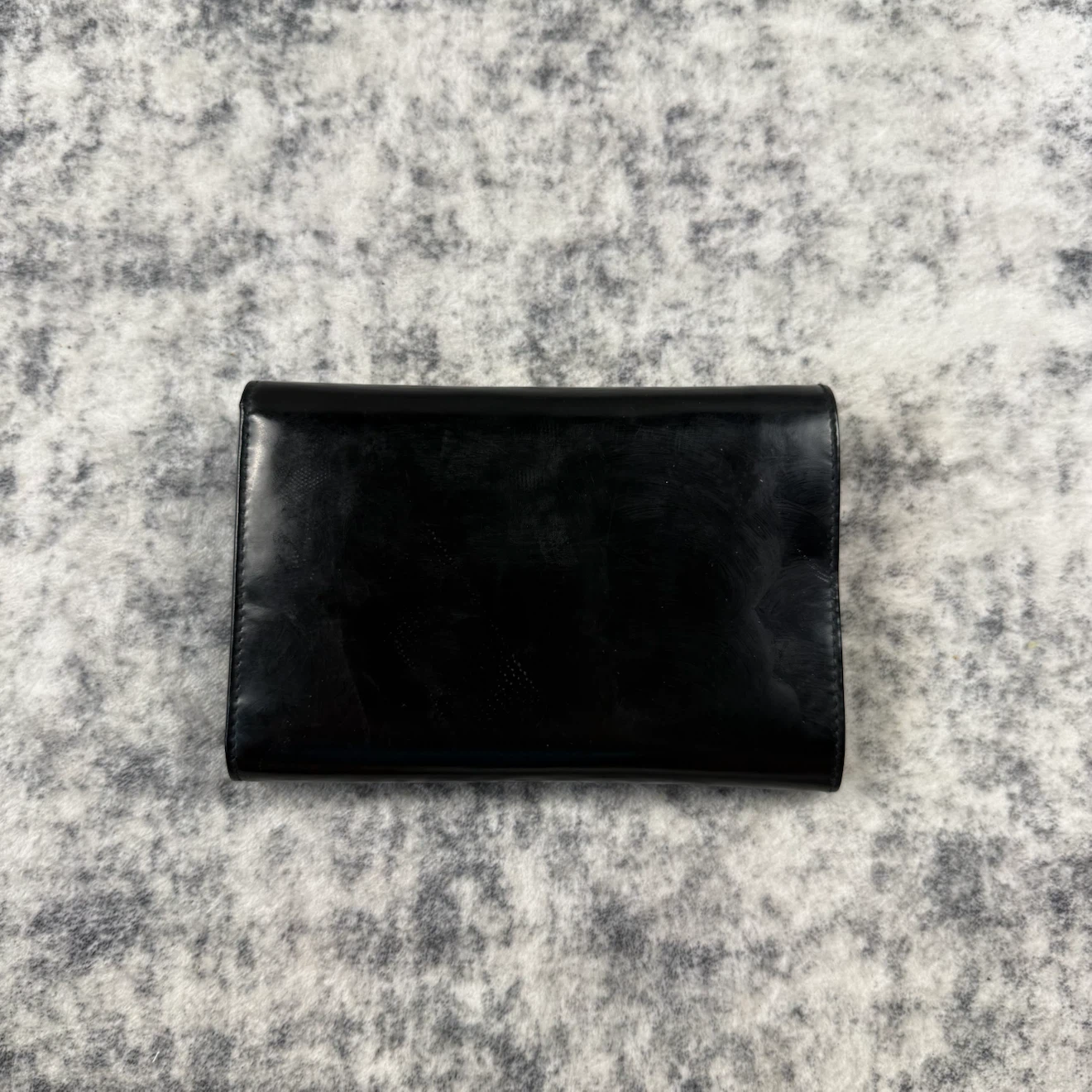 Vintage 1997 Prada Black Spazzolato Leather Wallet - photo 3