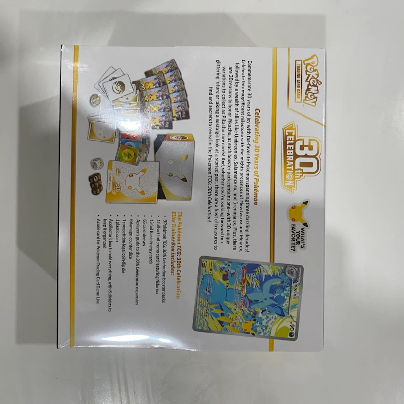 Pokemon TCG 30th Celebration Elite Trainer Box - photo 3