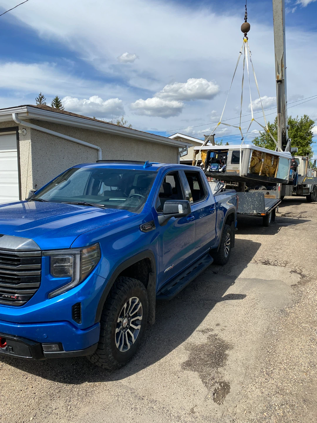 Hot tub relocation and delivery