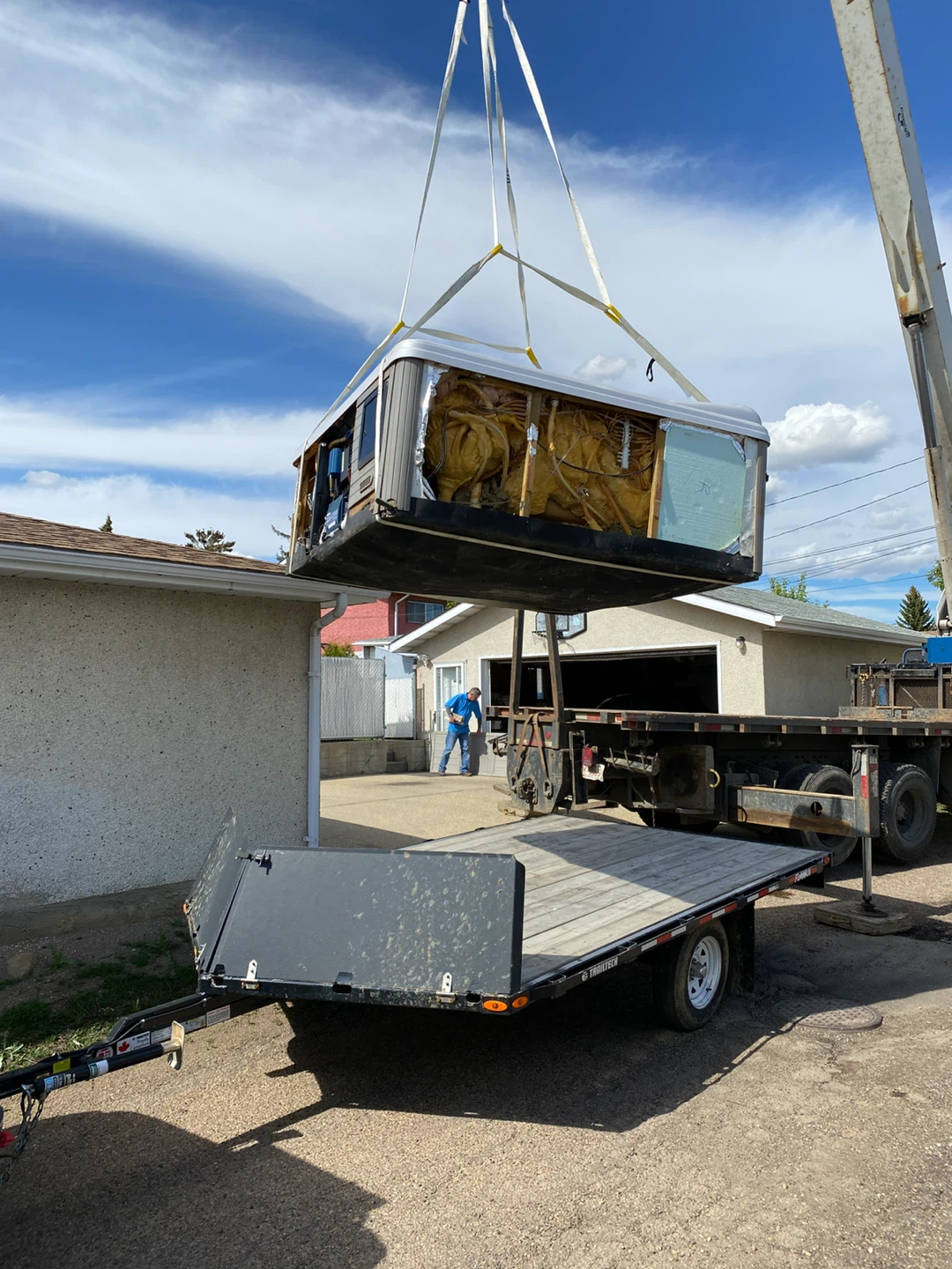 Hot tub relocation and delivery - photo 2