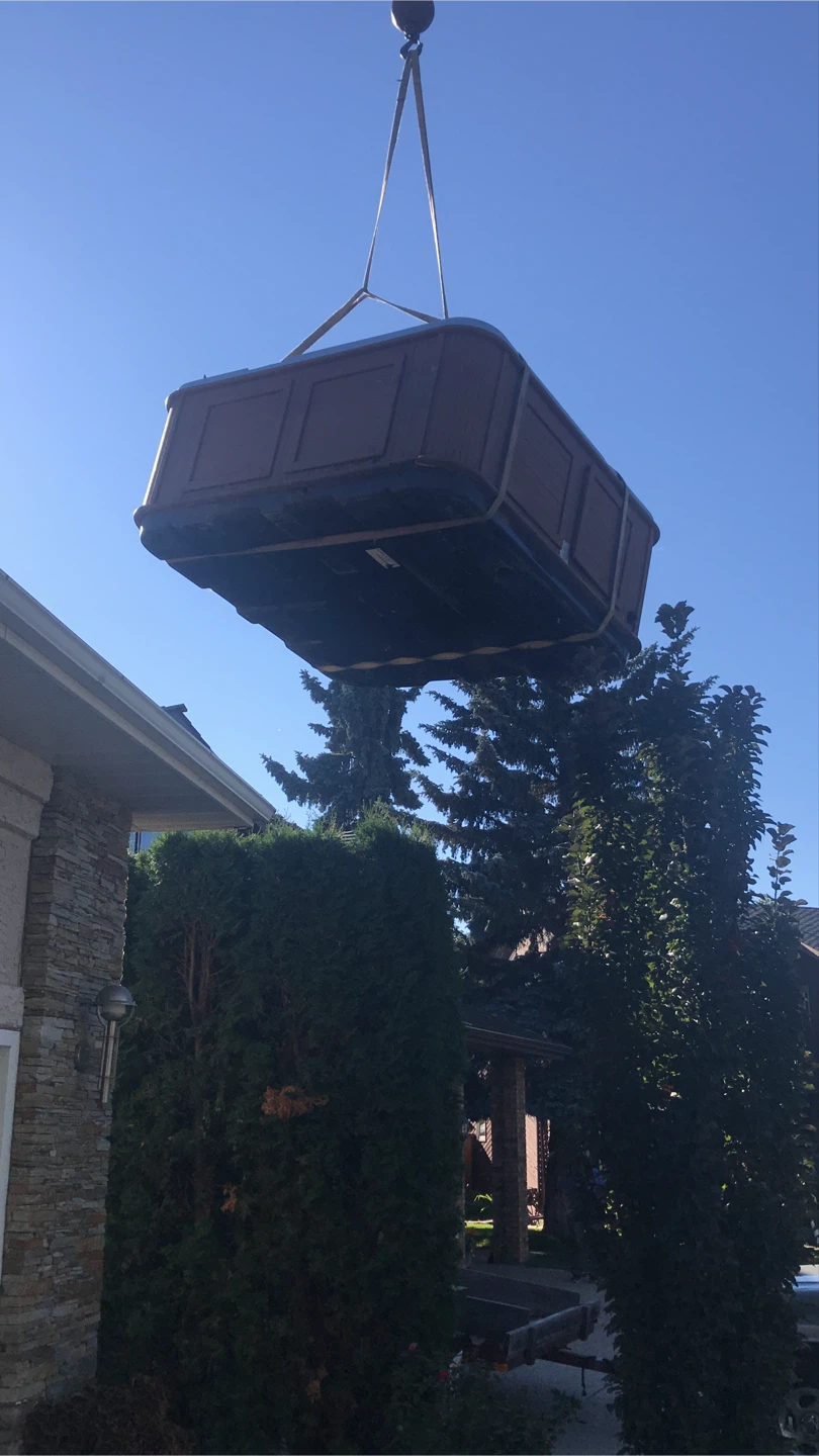 Hot tub relocation and delivery - photo 4
