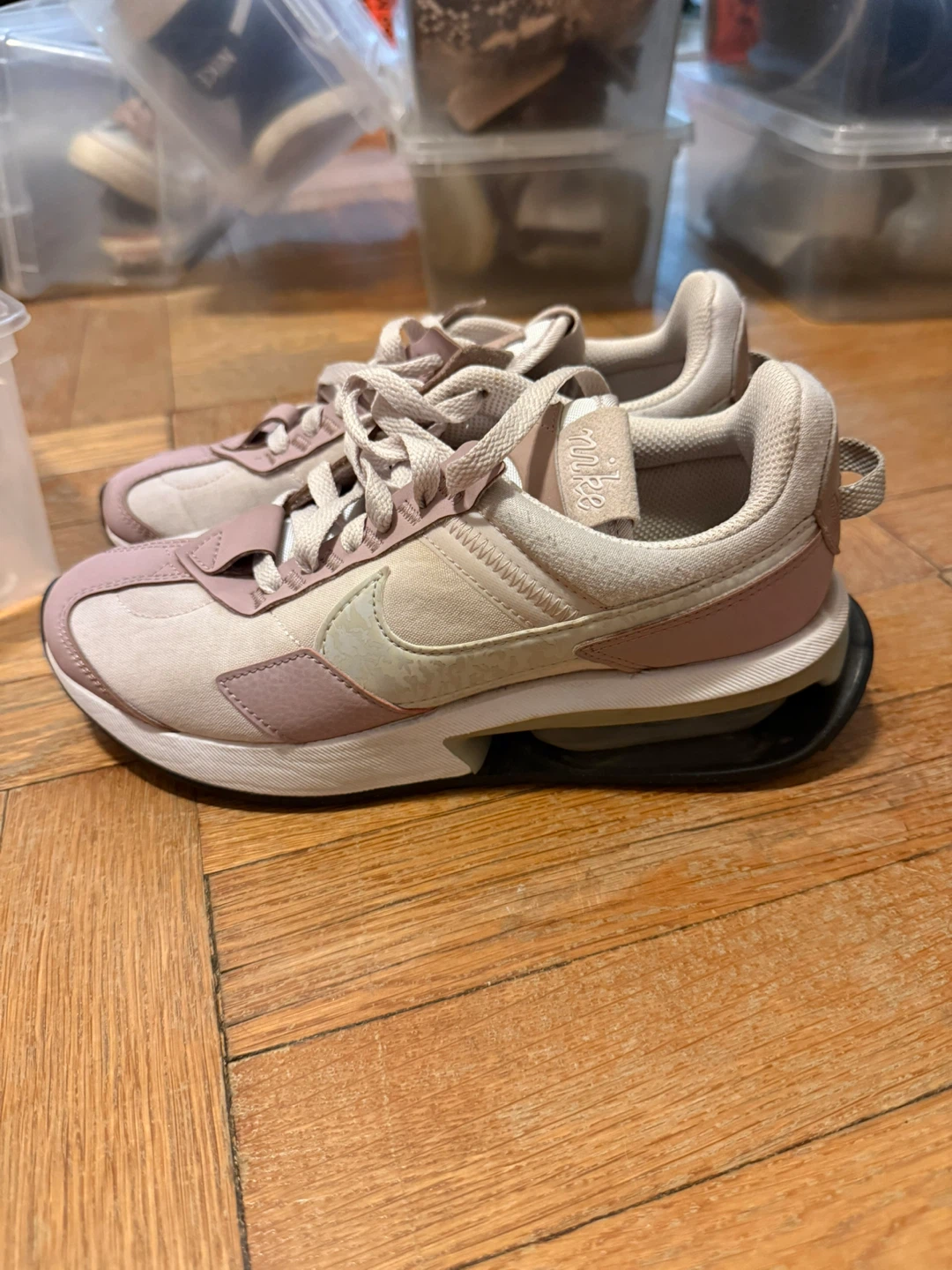 WMNS AIR MAX PRE-DAY 'CAMO SWOOSH - VENICE PLUM FOG' SIZE 6 - photo 3