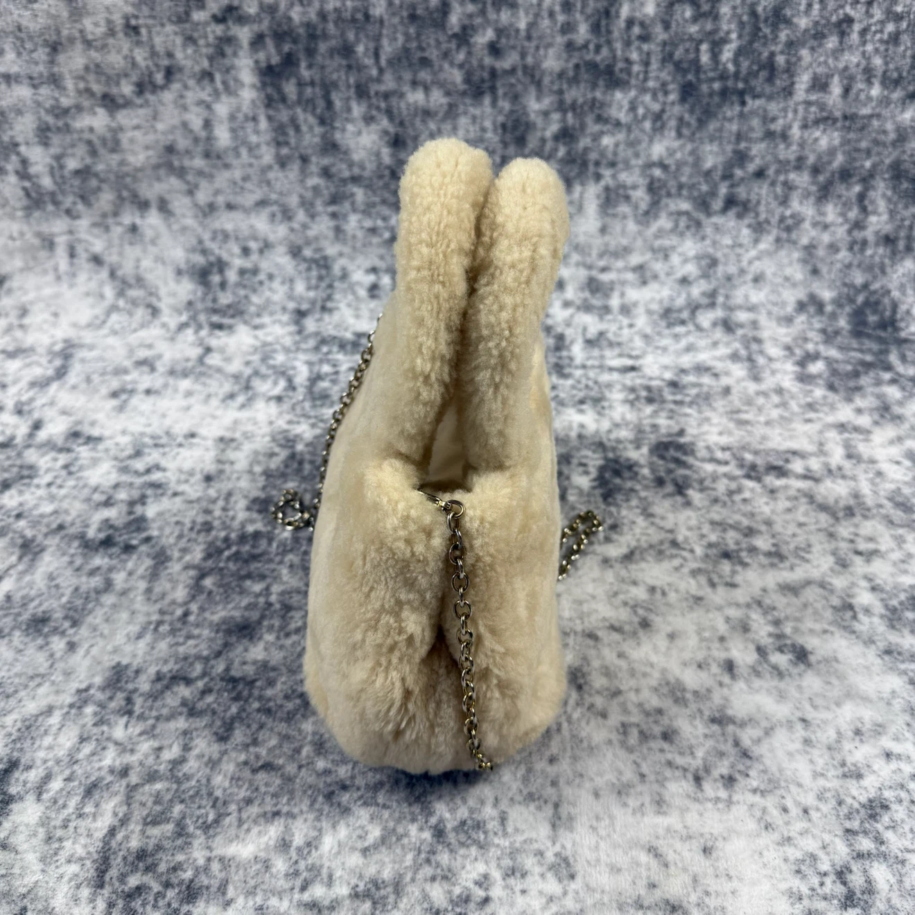 Miu Miu Cream Shearling Fur Handbag - photo 2