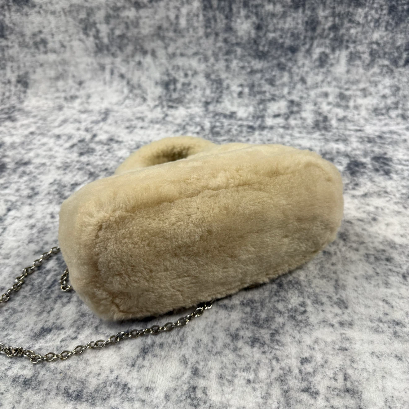Miu Miu Cream Shearling Fur Handbag - photo 5