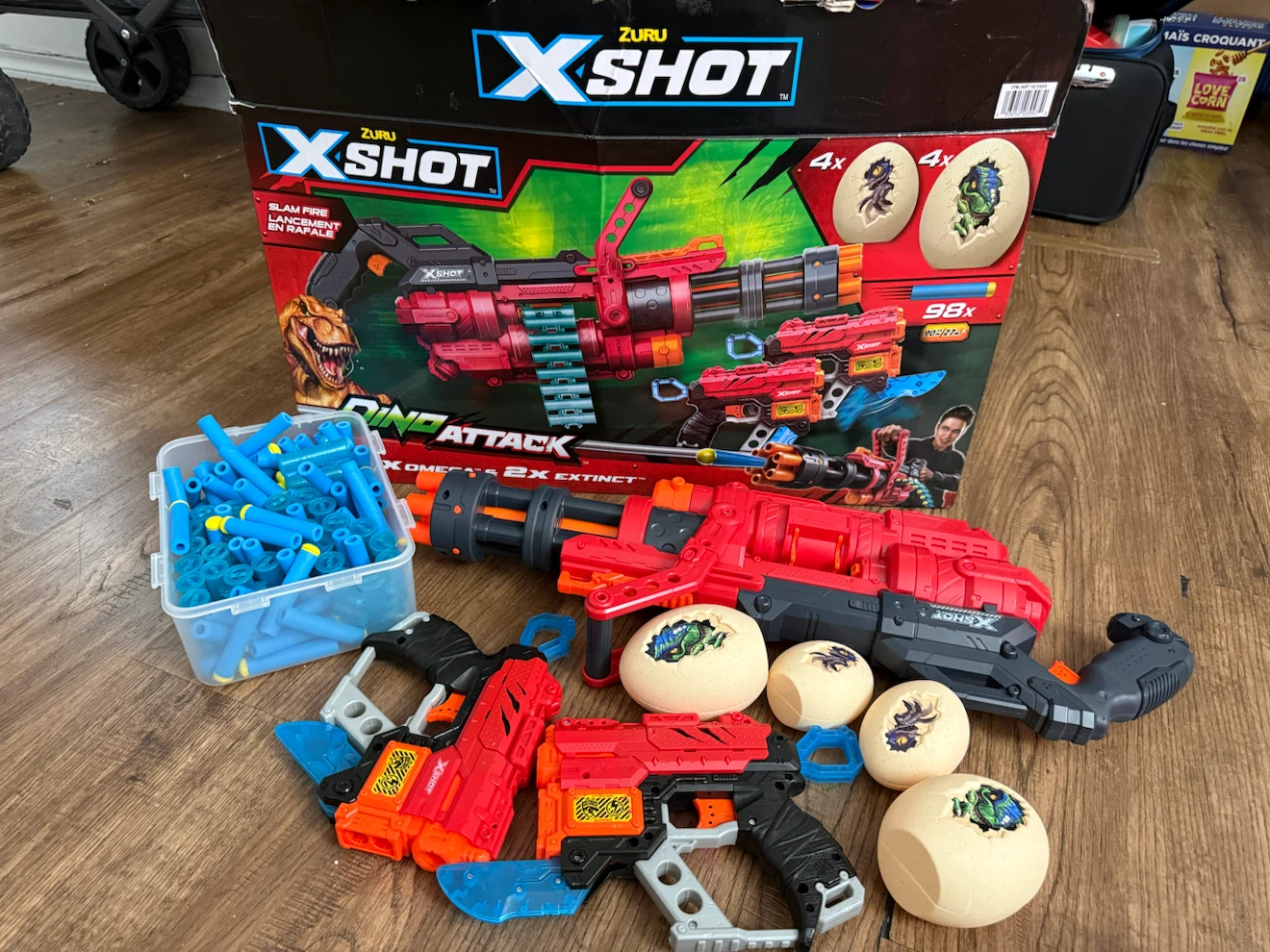 Zuru X-Shot Dino Attack Blaster Set-4 toy guns - photo 2