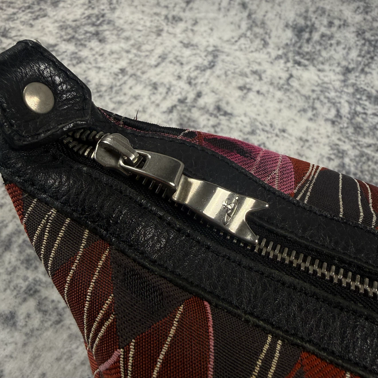 Vivienne Westwood Vintage Argyle Jacquard Orb Shoulder Bag - photo 3