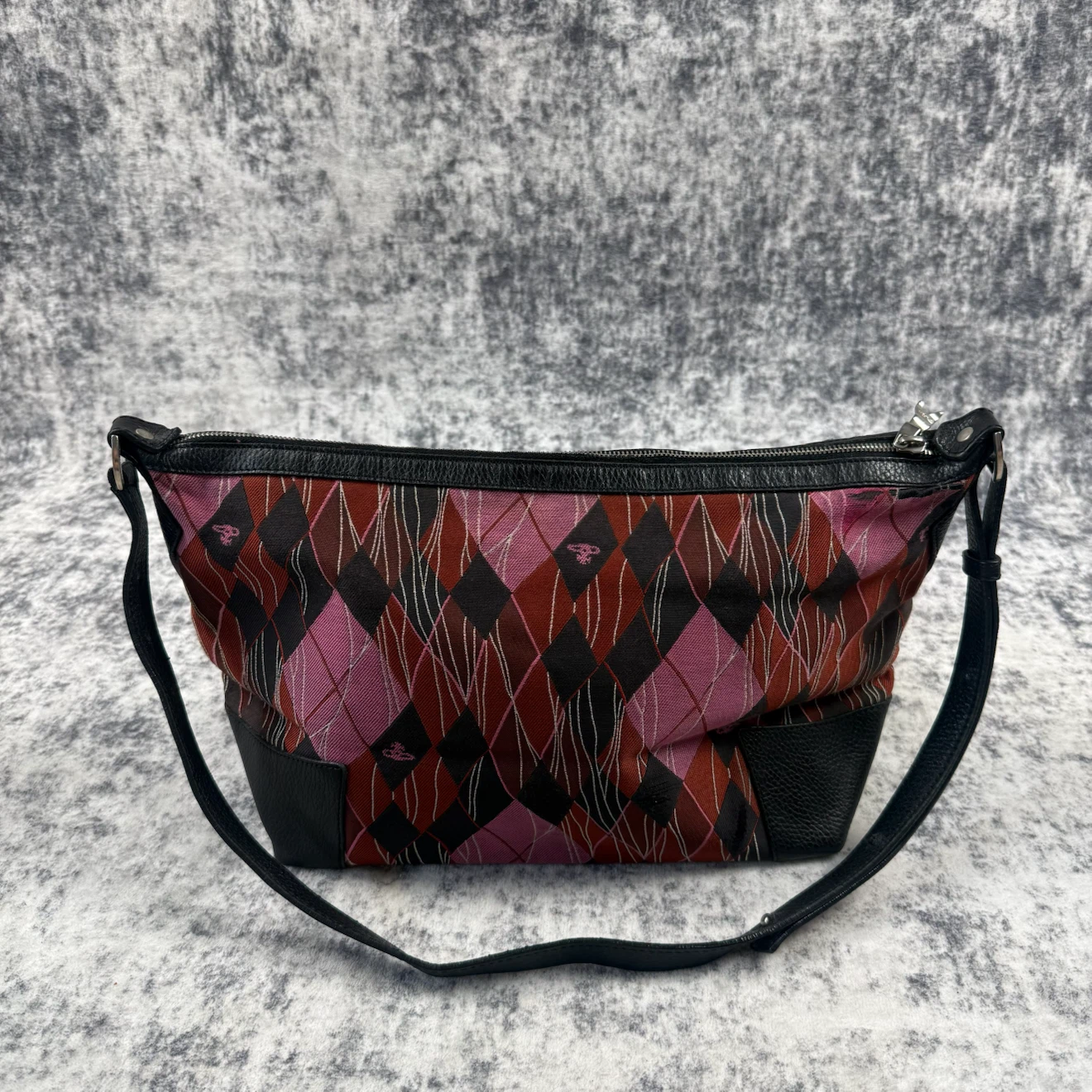 Vivienne Westwood Vintage Argyle Jacquard Orb Shoulder Bag - photo 4