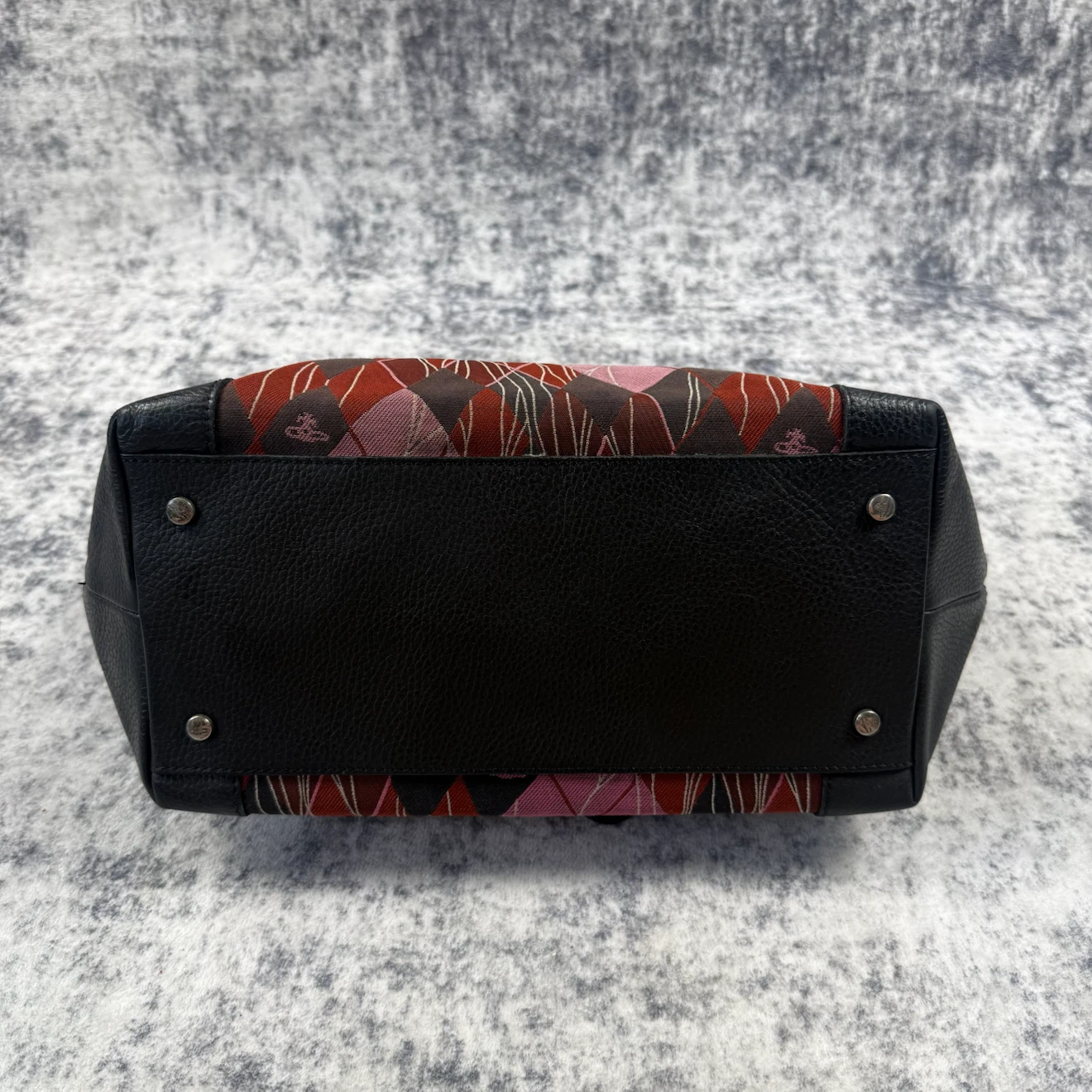 Vivienne Westwood Vintage Argyle Jacquard Orb Shoulder Bag - photo 5