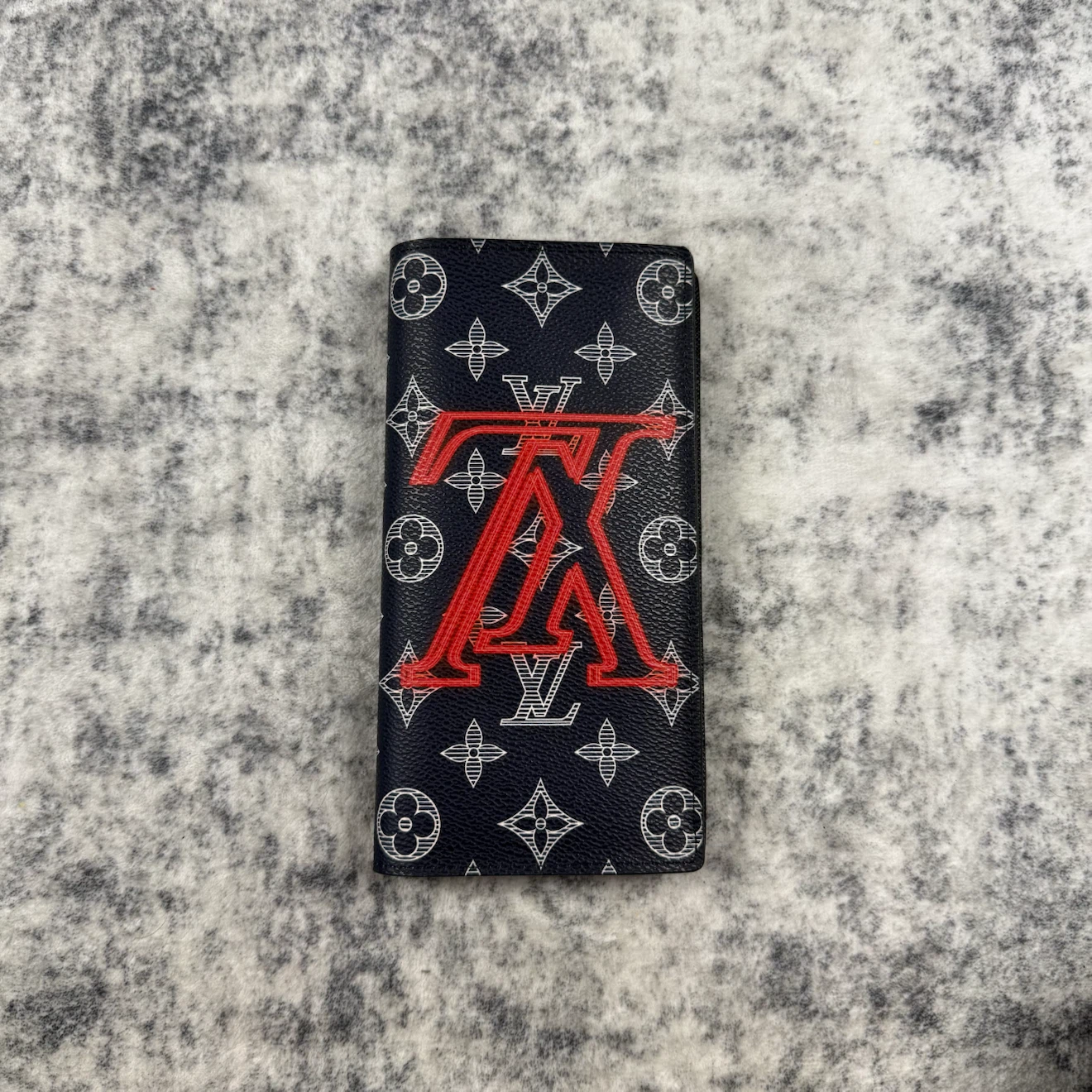 Louis Vuitton 2018 Monogram Ink Upside Down Brazza Wallet