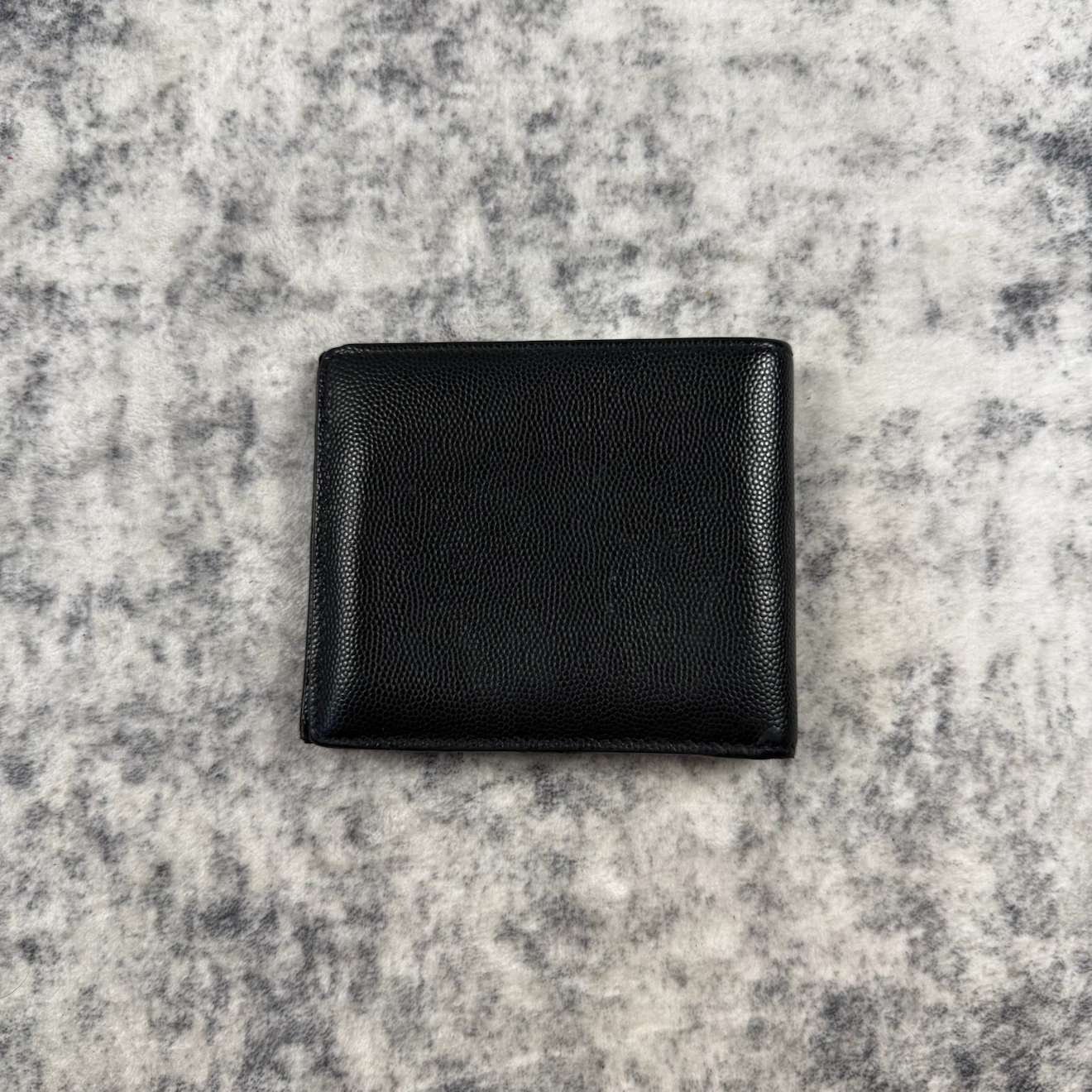 Saint Laurent Paris Black Grain de Poudre Leather Bifold Wallet - photo 3