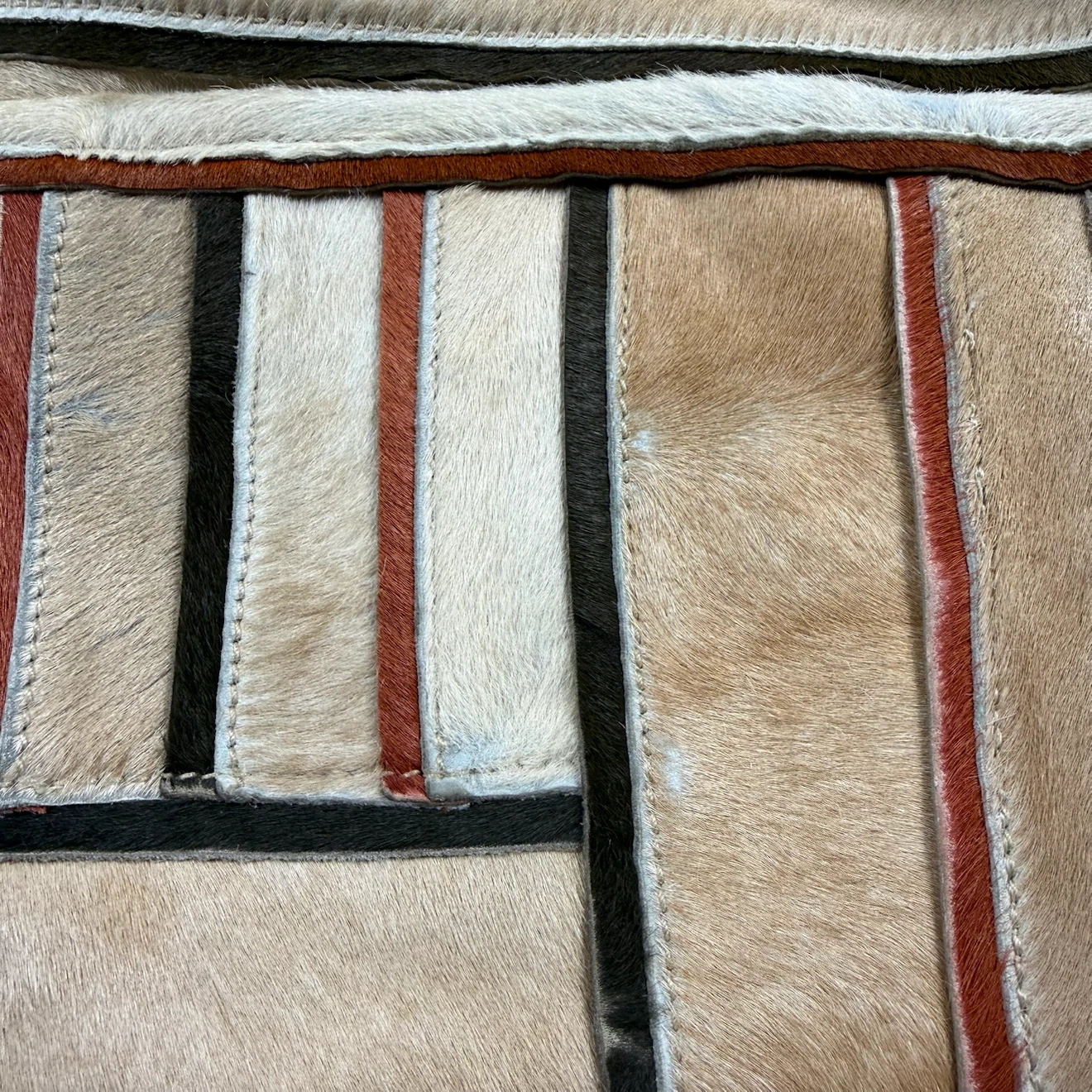 Dries Van Noten Pony Hair Patchwork Leather Crossbody Bag - photo 3