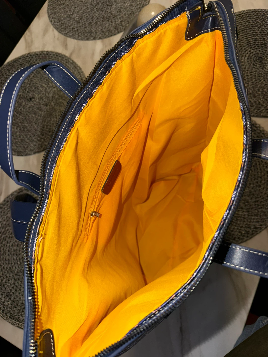 Goyard Navy Blue Backpack - photo 2