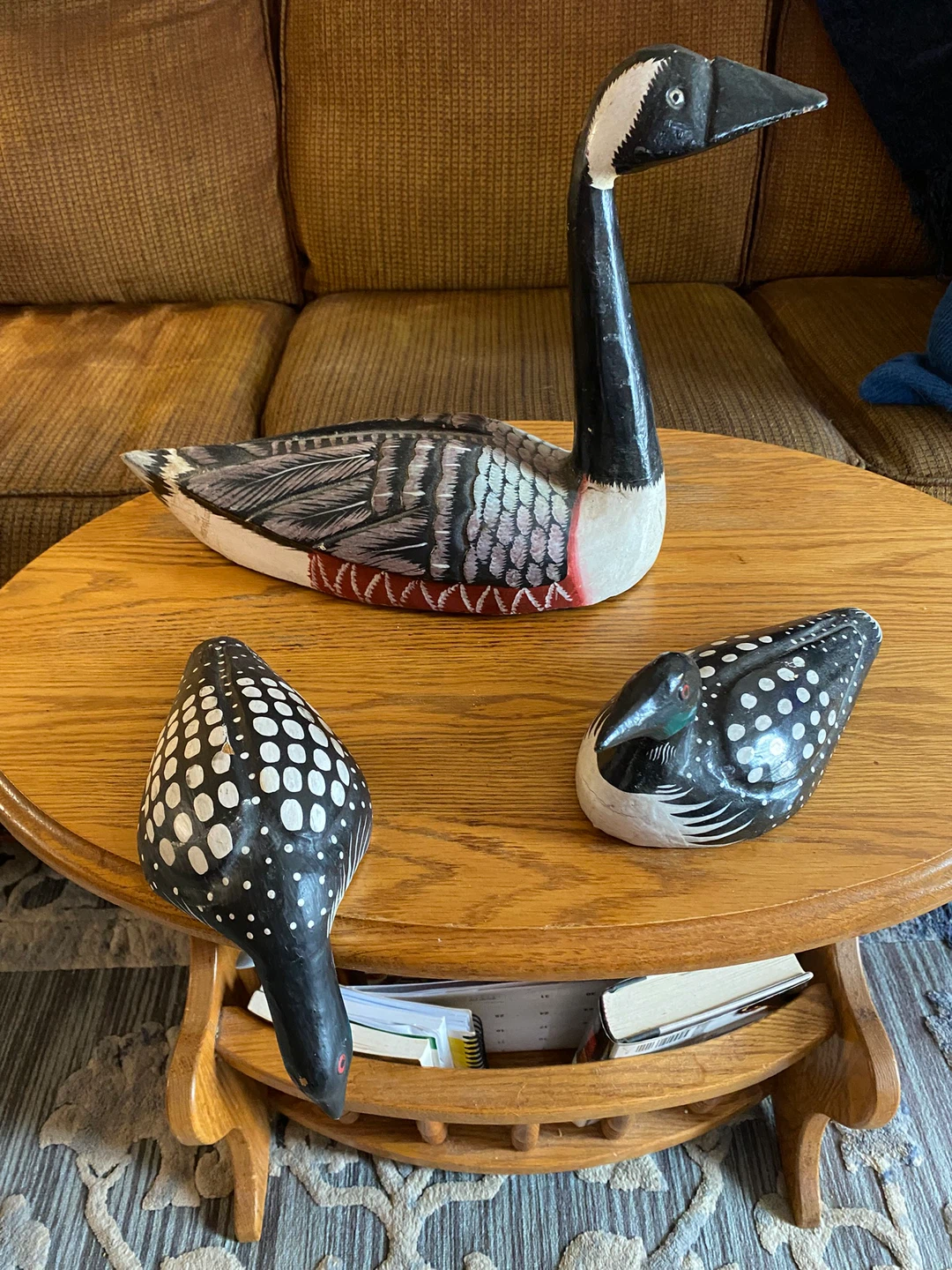 Hand-Painted Wooden Ducks