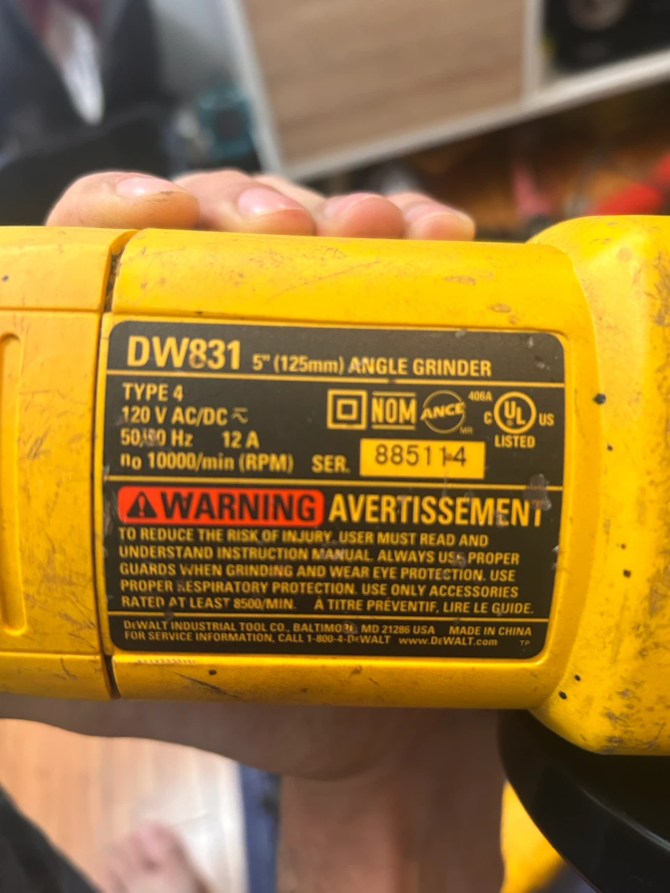 DEWALT DW831 5-inch Angle Grinder - photo 2
