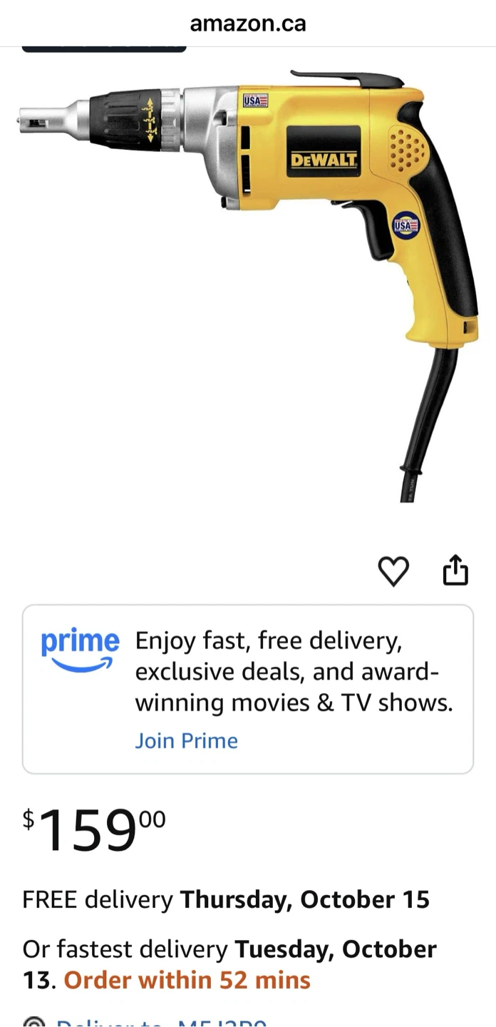 DeWalt DW272 Drywall Screwdriver - photo 3