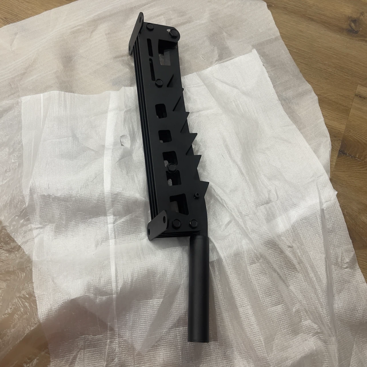 Wall Mounted Kindling Splitter Black