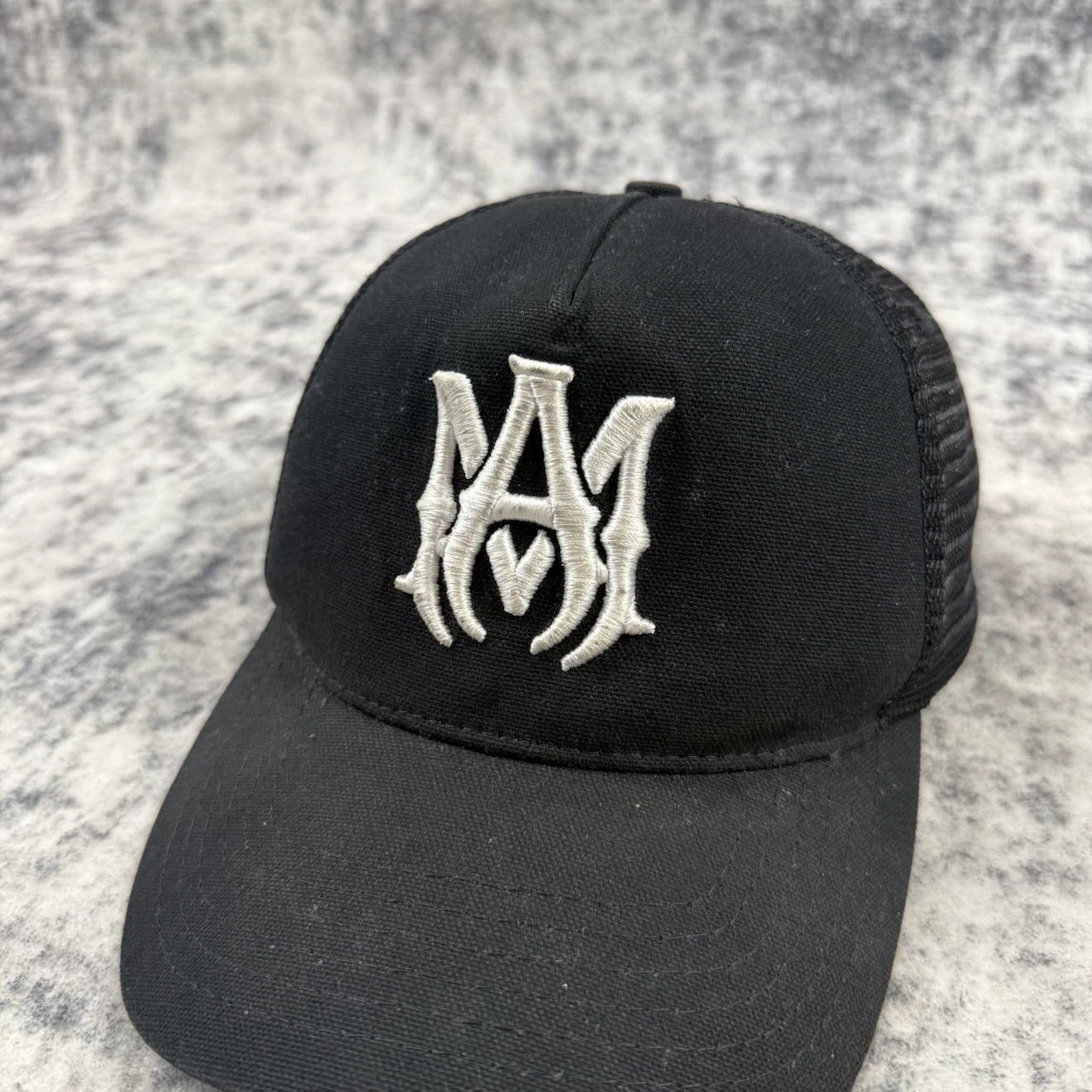 Amiri M.A. Logo Black Trucker Hat - photo 2