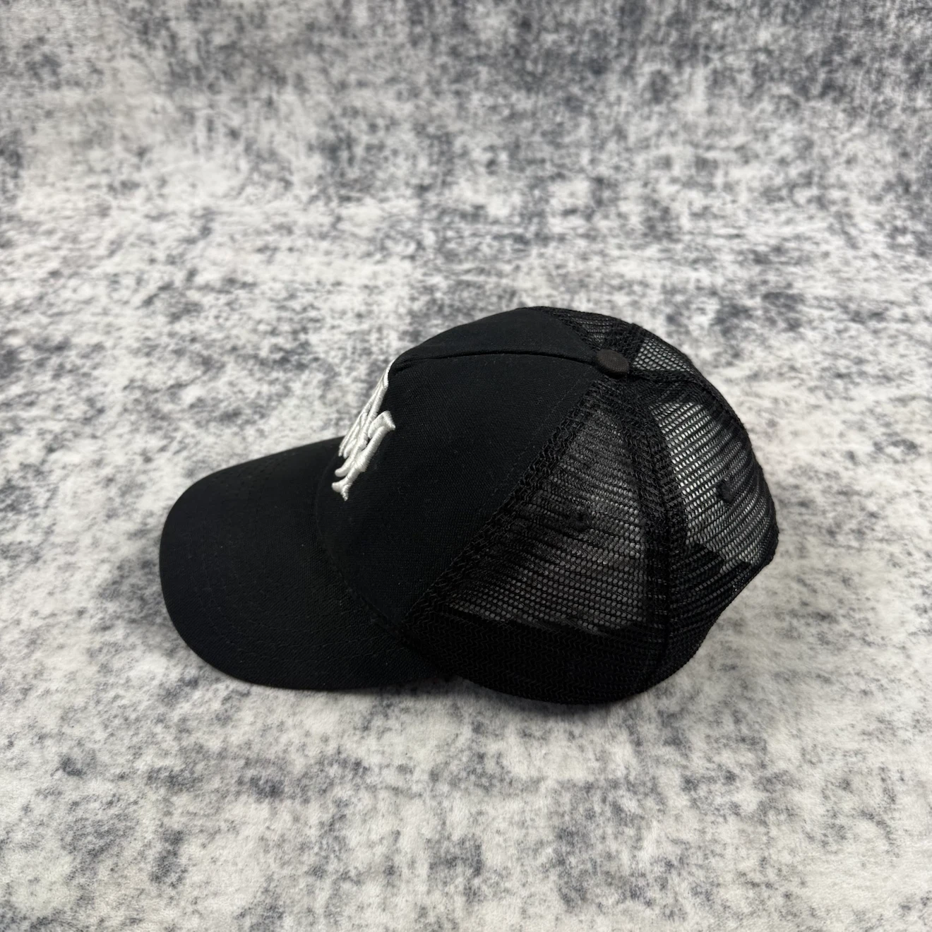 Amiri M.A. Logo Black Trucker Hat - photo 3