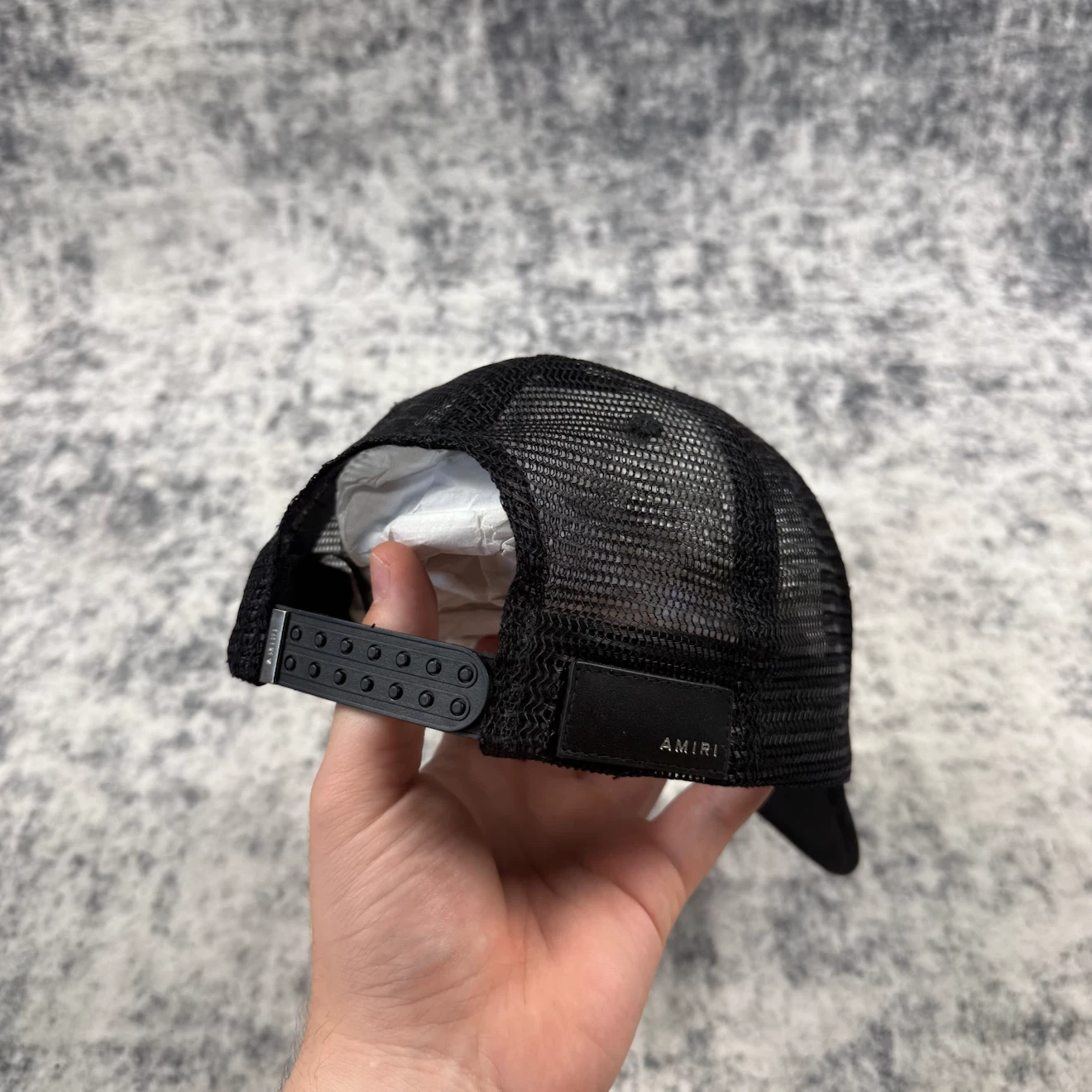 Amiri M.A. Logo Black Trucker Hat - photo 5