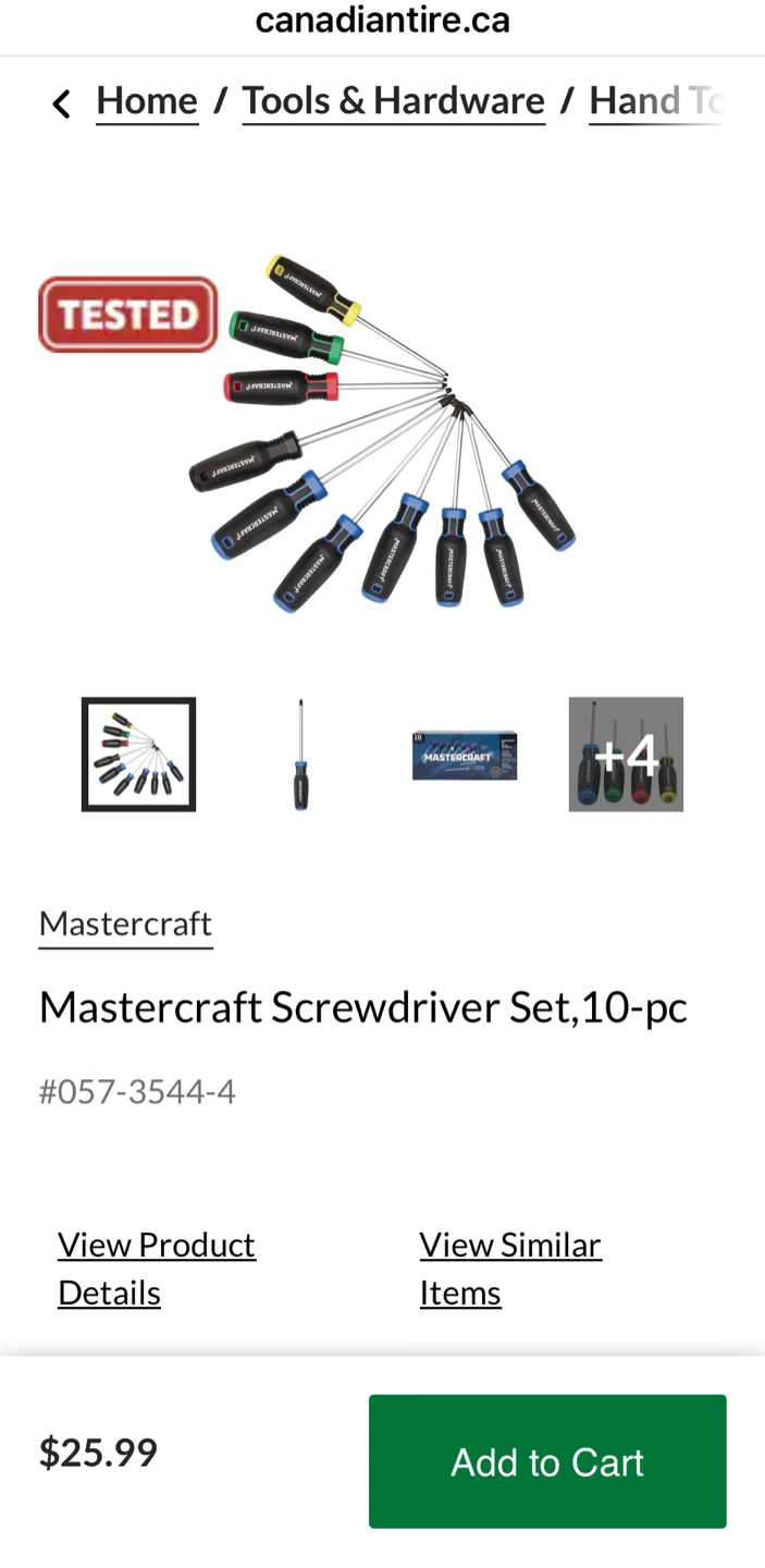 Mastercraft 10-Piece Screwdriver Set - photo 4