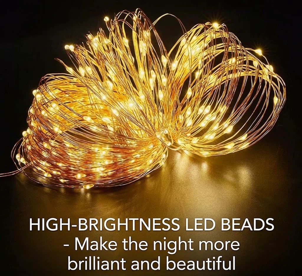 Solar Powered LED String Lights - photo 2