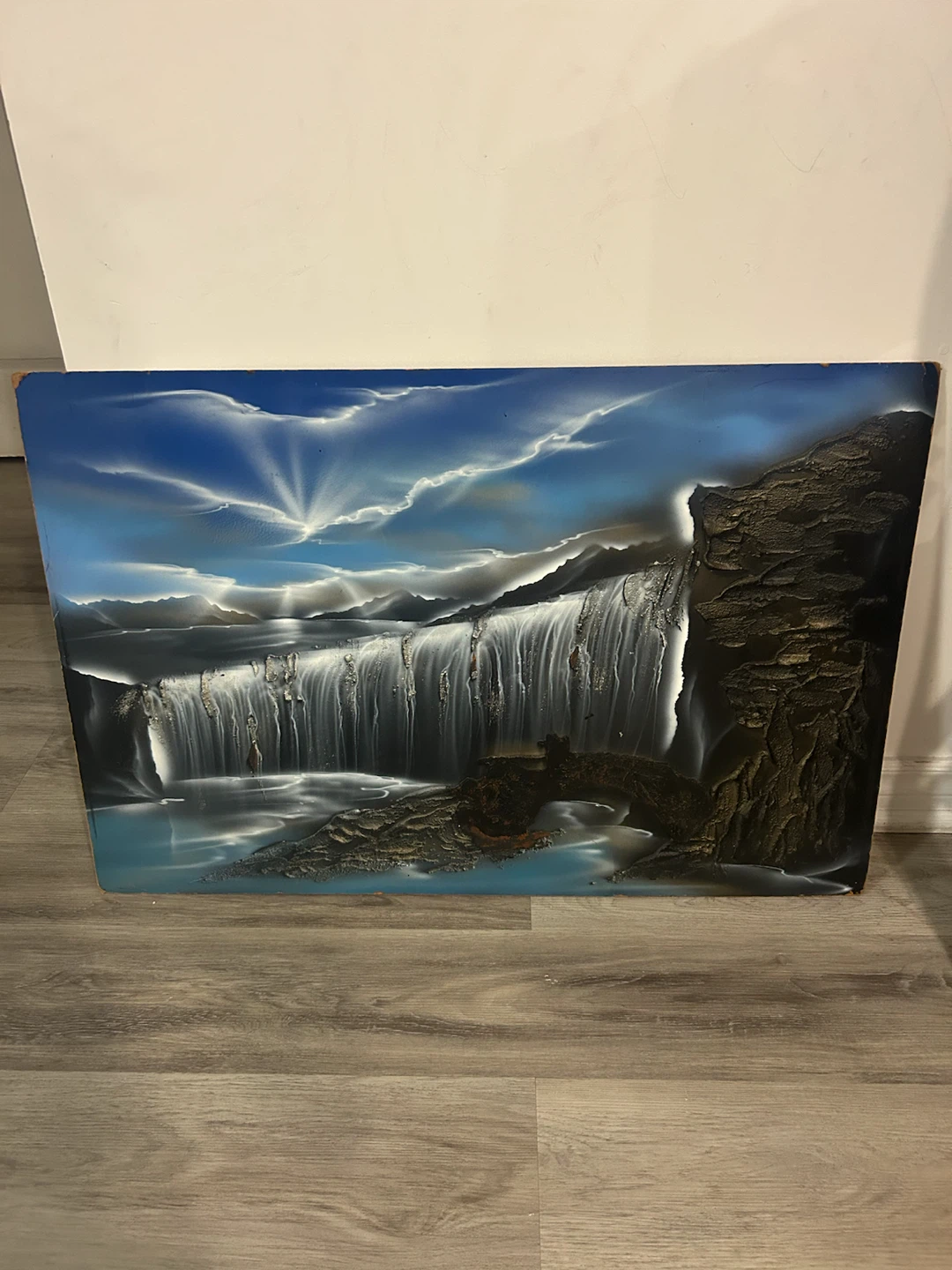 Textured Waterfall Wall Art