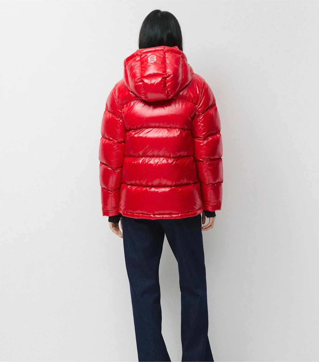 Aritzia Super Puff Gloss Red size Large - photo 2