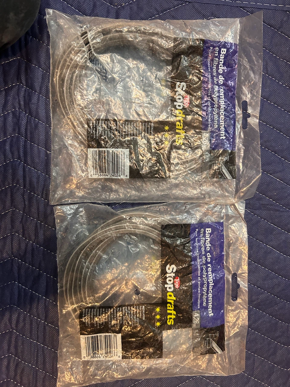 Two Tago Stopdrafts Replacement Strips