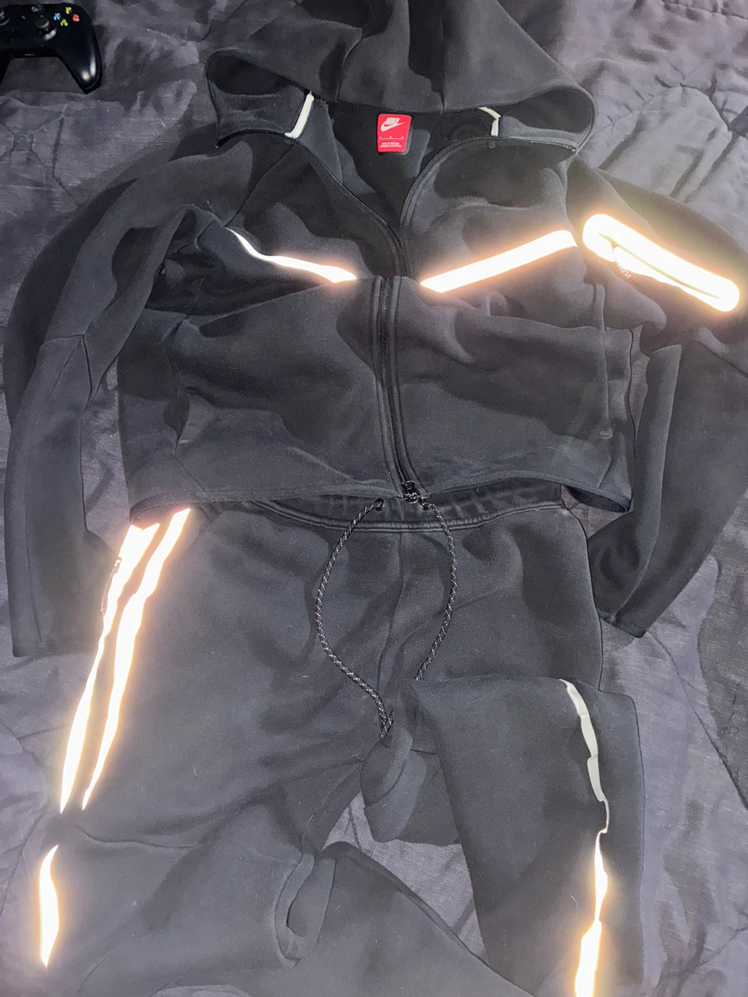 Real Nike Tech Fleece Reflective Accent Tracksuit