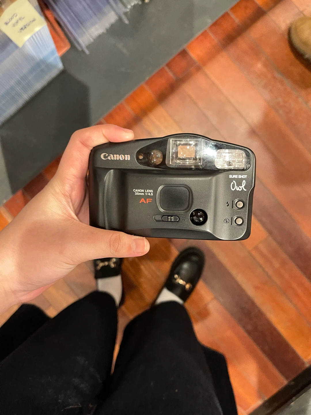 Canon Sure Shot Owl 35mm Film Camera