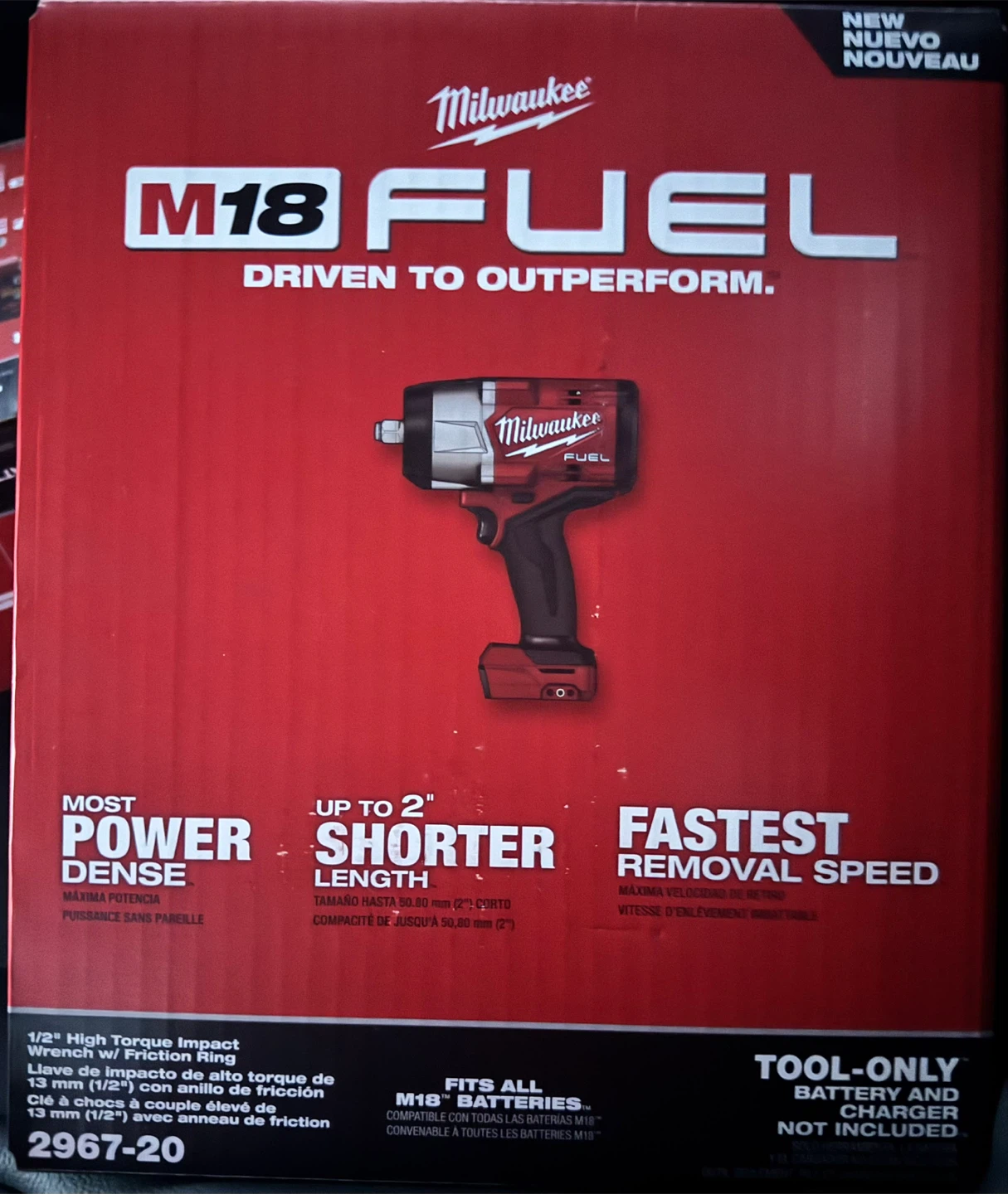 Milwaukee M18 FUEL 1/2" High Torque Impact Wrench